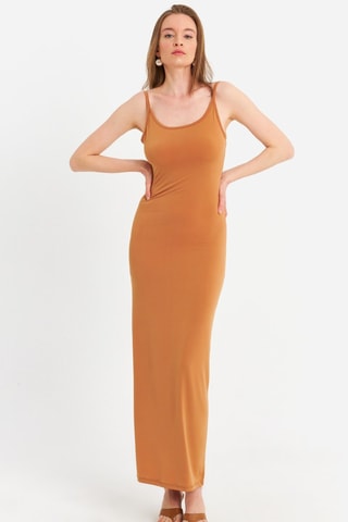 Vestido largo - Naranja