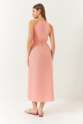 Vestido midi - Salmón