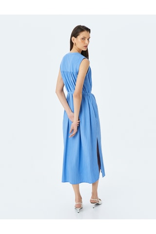 Vestido camisero - Celeste