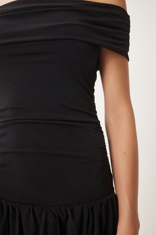 Vestido globo - Negro