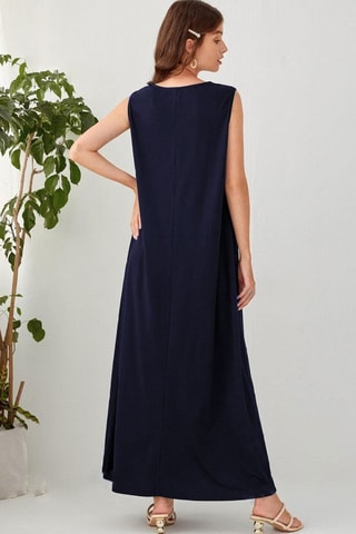 Vestido largo - Azul marino