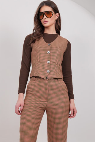 Chaleco de traje - Beige