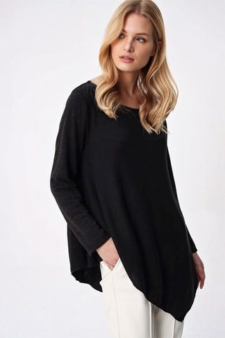 Túnica regular fit - Negro