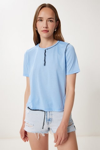 Camiseta - Celeste