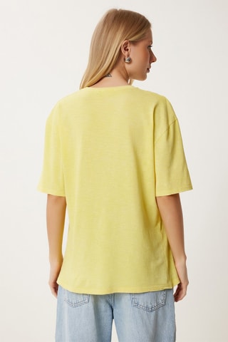 Camiseta - Amarillo jaspeado