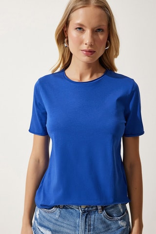 Camiseta - Azul eléctrico