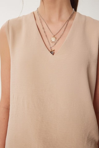 Blusa - Beige