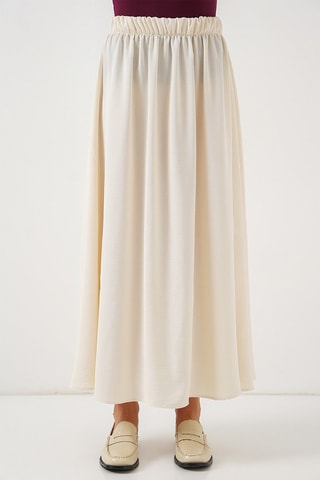 Falda larga - Beige