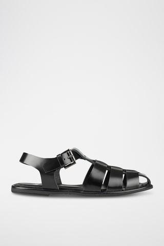 Sandalias con brillo - Negro
