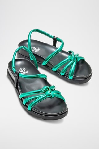Sandalias con plataforma - Verde