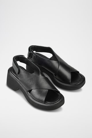 Sandalias de tacón - Negro