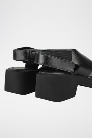 Sandalias de tacón - Negro