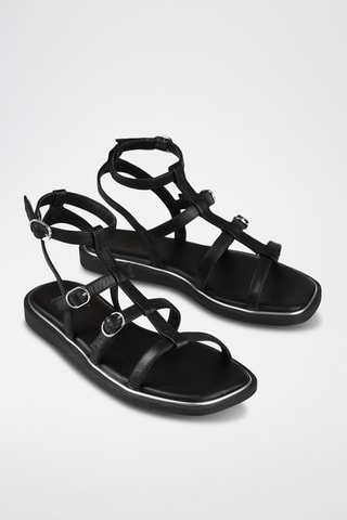 Romanas de piel - Negro