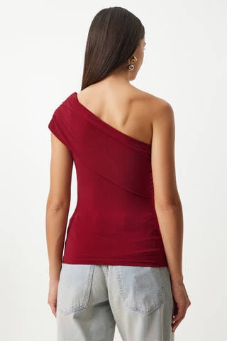 Blusa sin mangas - Burdeos