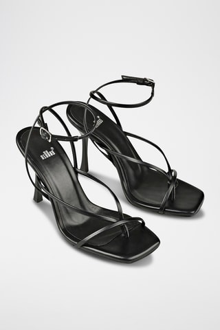 Sandalias de tacón - Negro
