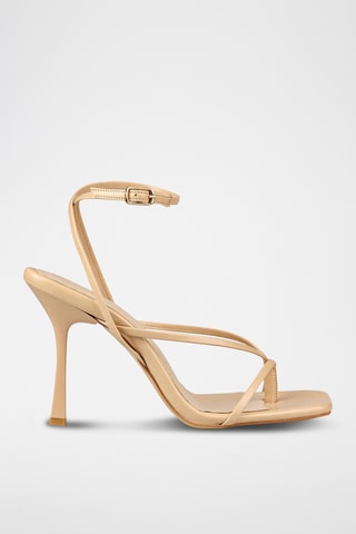 Sandalias de tacón - Beige
