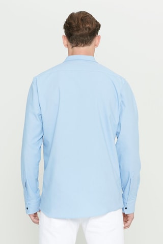 Camisa slim fit - Azul claro