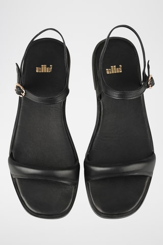 Sandalias con plataforma - Negro