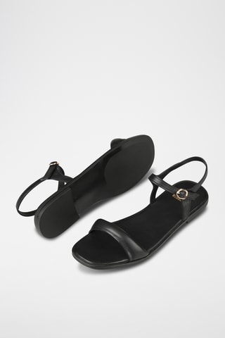 Sandalias con plataforma - Negro