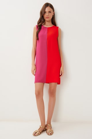 Vestido corto sin mangas - Rojo