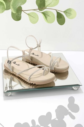 Sandalias - Beige
