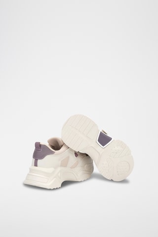Zapatillas con plataforma - Beige