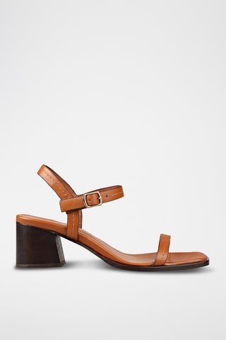 Sandalias de tacón - Camel