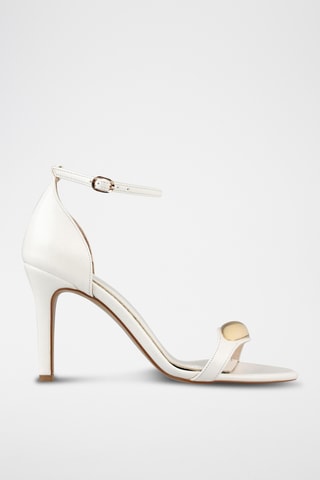 Sandalias de tacón - Blanco
