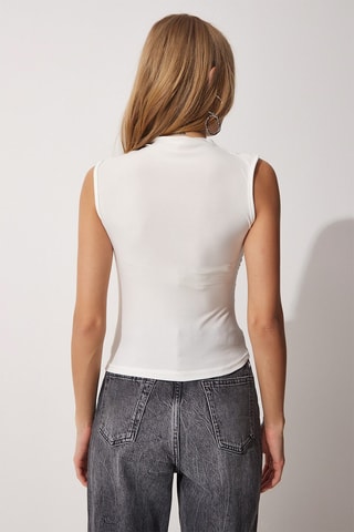 Blusa sin mangas - Crudo
