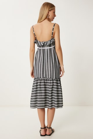 Vestido midi sin mangas - Antracita