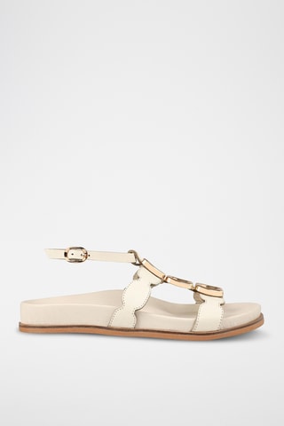 Sandalias de piel - Crudo
