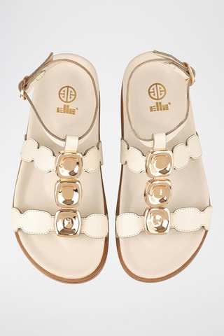 Sandalias de piel - Crudo