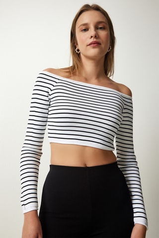 Crop top - Blanco