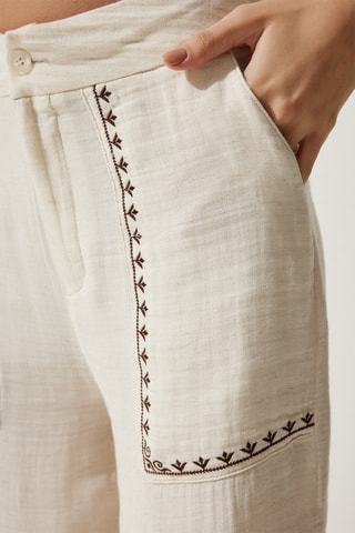 Pantalón - Beige