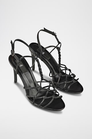 Sandalias de tacón - Negro