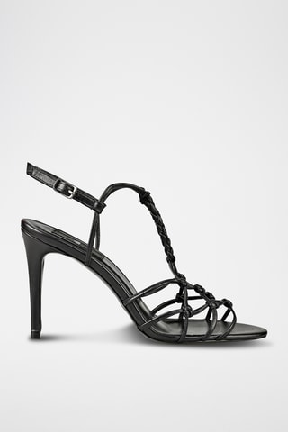 Sandalias de tacón - Negro
