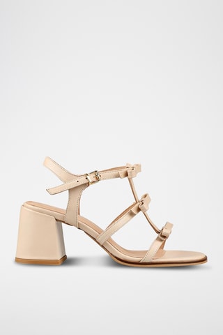 Sandalias de tacón - Beige