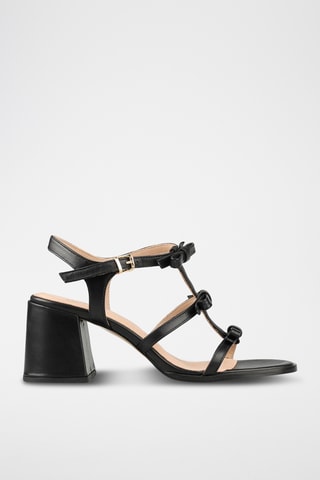 Sandalias de tacón - Negro