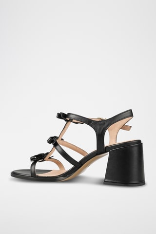 Sandalias de tacón - Negro