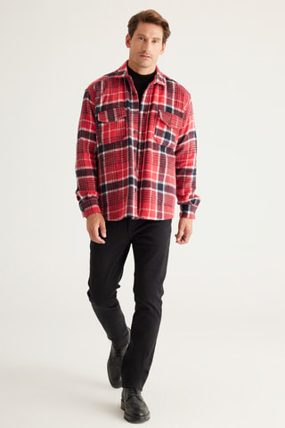 Sobrecamisa oversize - Rojo