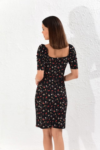 Vestido de tubo - Negro