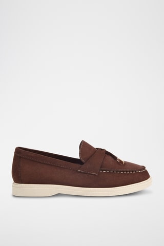 Mocasines con plataforma - Marrón