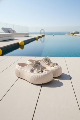 Tenis con plataforma - Beige