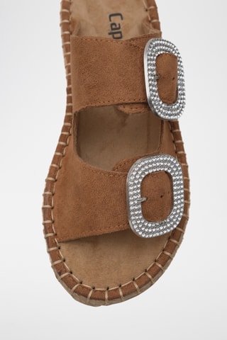 Sandalias con plataforma - Camel