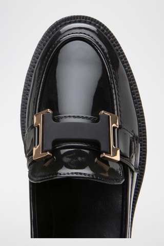 Mocasines con brillo - Negro