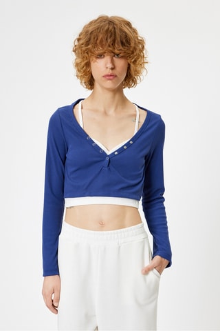 Top - Azul