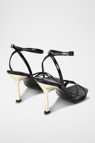 Sandalias de tacón - Negro