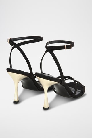 Sandalias de tacón - Negro