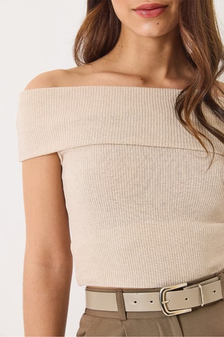 Top sin mangas - Beige