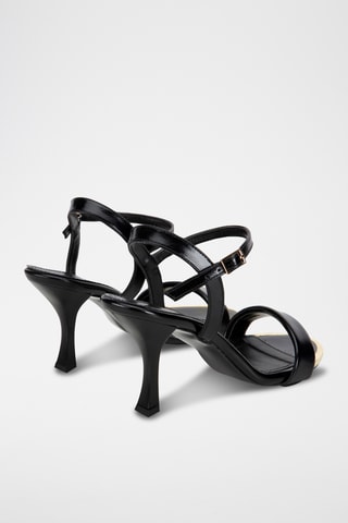 Sandalias de tacón - Negro